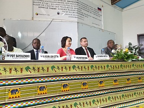 Congress of Cameroonian graduates of Russian and Soviet universities in Douala (Cameroon)
