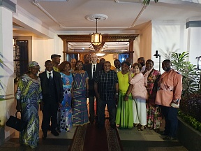 Meeting between H.E. Georgy TODUA, Russian Ambassador to Cameroon, and senior members of the “Medvipouskniki” Association