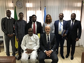 Meeting between the Russian Ambassador to Cameroon H.E. Georgy Todua and the Director for the United Nations and Decentralized Cooperation of the Cameroonian Ministry of External Relations Mr. Ebenezer Mouandjo Mouandjo