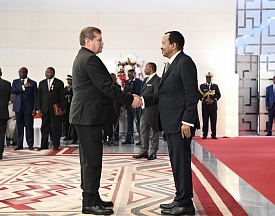H.E. Anatoly BASHKIN, Russian Ambassador to Cameroon, Congratulates H.E. Paul BIYA, President of Cameroon, on the Occasion of the New Year