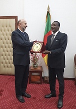 Meeting between H.E. Georgy TODUA, Russian Ambassador to Cameroon, and the H.E. Joseph BETI ASSOMO, Minister Delegate at the Presidency in charge of Defence